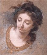 VIGEE-LEBRUN, Elisabeth Woman's Head iy Spain oil painting reproduction
